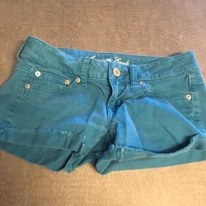 Blue/Teal shorts from American Eagle